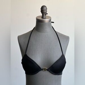 Victoria's Secret Black Pushup Bikini Top 34A EUC
